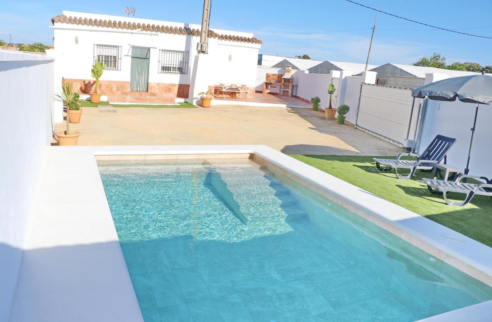 Villa Casa Colorado con piscina Conil De La Frontera Esterno foto